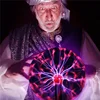 Novelty Magic Crystal Plasma Ball Touch Lamp 3/4/5/6/8Inch LED Night Light Kid Birthday Christmas Gift Decor Electrostatic Flash 3