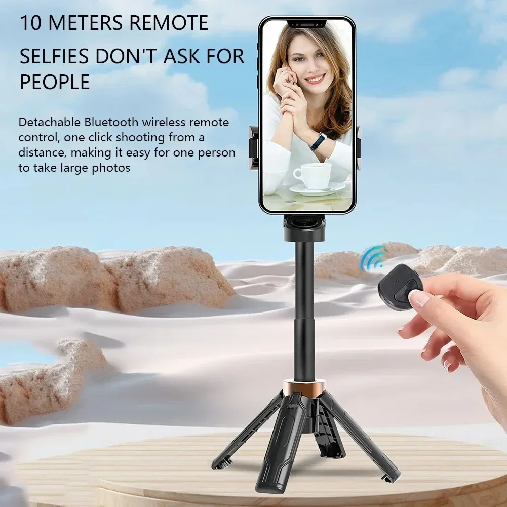 Super Mini Selfie Stick Portable Phone Holder Shooting Aid Versatile Integrated Design Bluetooth Remote For Live Broadcas selfie stick