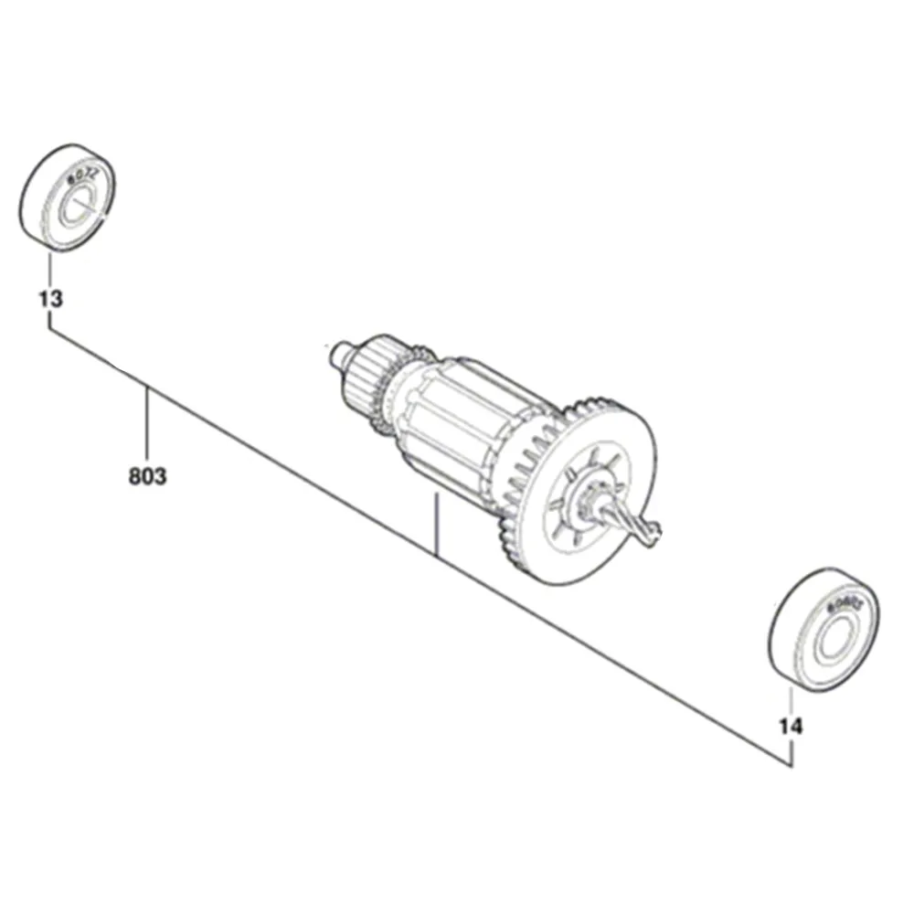 

Armature set FOR BOSCH GBM400