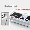 Bathroom Shower Storage Rack Organizer No Drilling Lifting Rod Shower Head Holder Shower Gel Shampoo Tray Holder Pole Shelves 5