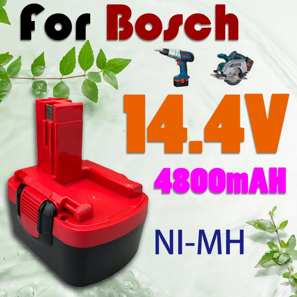 

4800mAh For Bosch 14.4V Battery For Bosch D70745 2607335273 BAT038 BAT140 BAT040 BAT041 BAT159 2607335465 26073356 Drill Battery