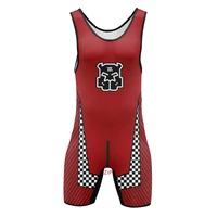 Mens Wrestling Singlets Front And Back Zipper Dog SexyMan Bodysuits RT One-Piece Undershirts Powerlifting Sleeveless Sleepwear 1