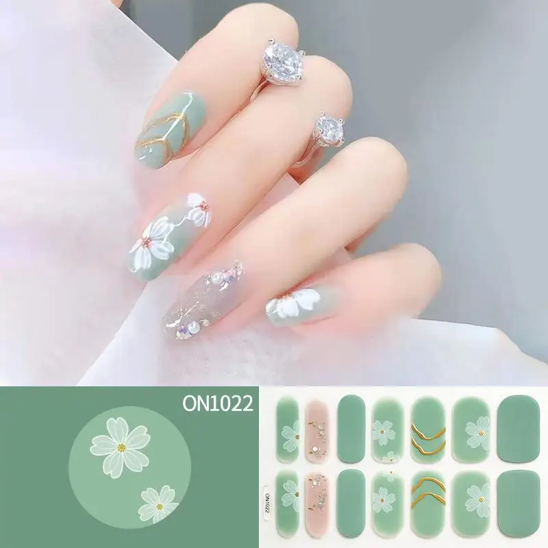패션 투명 고양이 마그네틱 반경화 젤 네일 스티커, UV/LED 베이킹 램프 젤 네일 페이스트 랩 젤 광택제 컬러 디자인