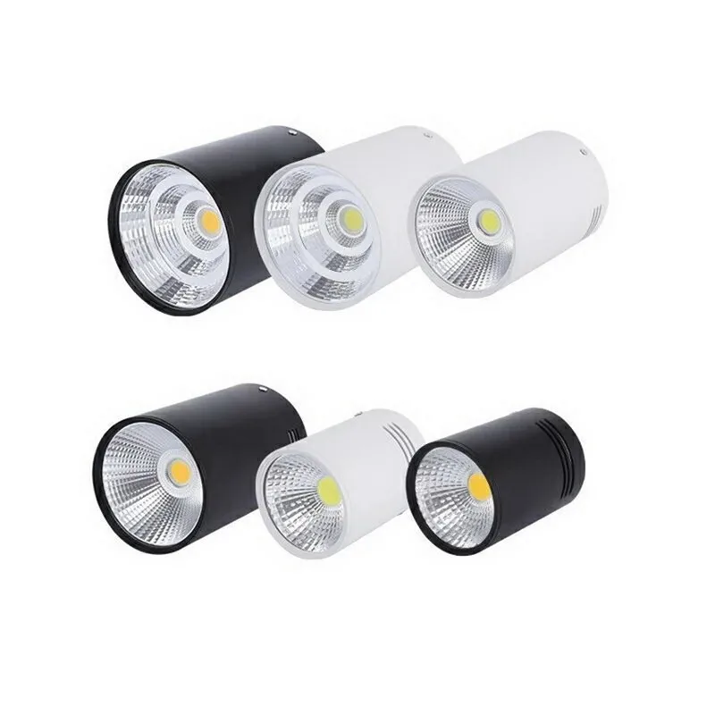 

Surface Mounted Led Downlight Round Led Light Spot Lamp Cob Ceiling AC220V 90-260V Kitchen Room Bedroom Luminaire Homekit Bulb