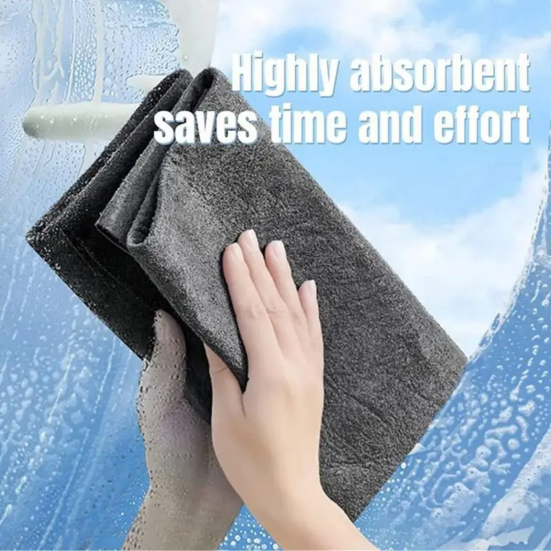 10PCS Thickened Magic Cleaning Cloth Reusable Microfiber Washing Rags