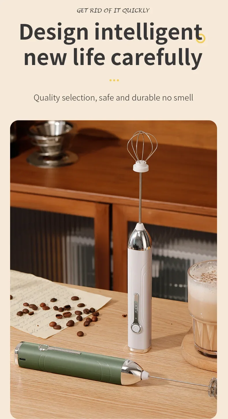 Wireless Type-C Rechargeable 3-speed Mini Handheld Milk Frother Coffee Frother Portable Kitchen Cooking Tools Whisk Foam Blender 14 küchexyz.de S6bc62424d55747c1a16953a790ea39f7g küchexyz.de Best Price | Fast Delivery |Quality Product Wireless Type-C Rechargeable 3-speed Mini Handheld Milk Frother Coffee Frother Portable Kitchen Cooking Tools Whisk Foam Blender