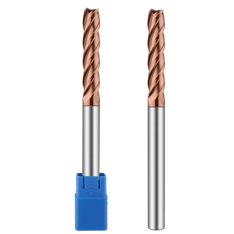 Long Reach Carbide End Mill – D6mm Shank 4/6mm Shank Options, 75–250mm Length CNC Milling Cutter for Deep Machining & Metal Cutting 5
