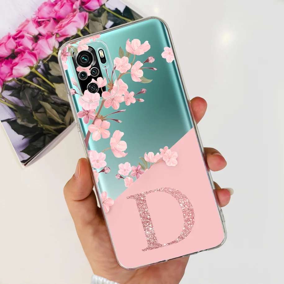letter - flower - D