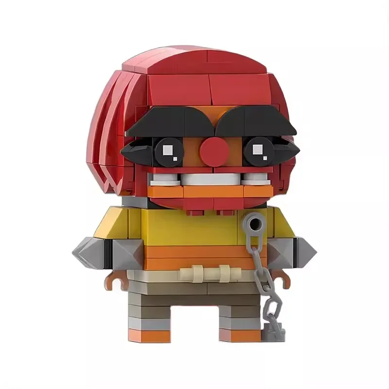 Фото Конструктор Bricklink в комплекте, Аниме Кукла, фигурки животных, лягушка, свинья, Типсы, наборы кирпичей, игрушки для детей, рождественский подарок №3