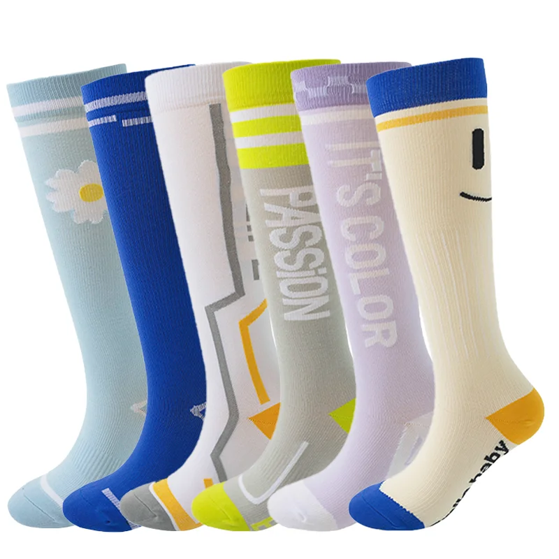 Cycling Socks Compression Socks Training Socks Silicone Cycling Socks Compression Socks For Men Women To Prevent Varicose Veins Running Football Cycling Socks Fitness Room Outdoor Natural Hiking