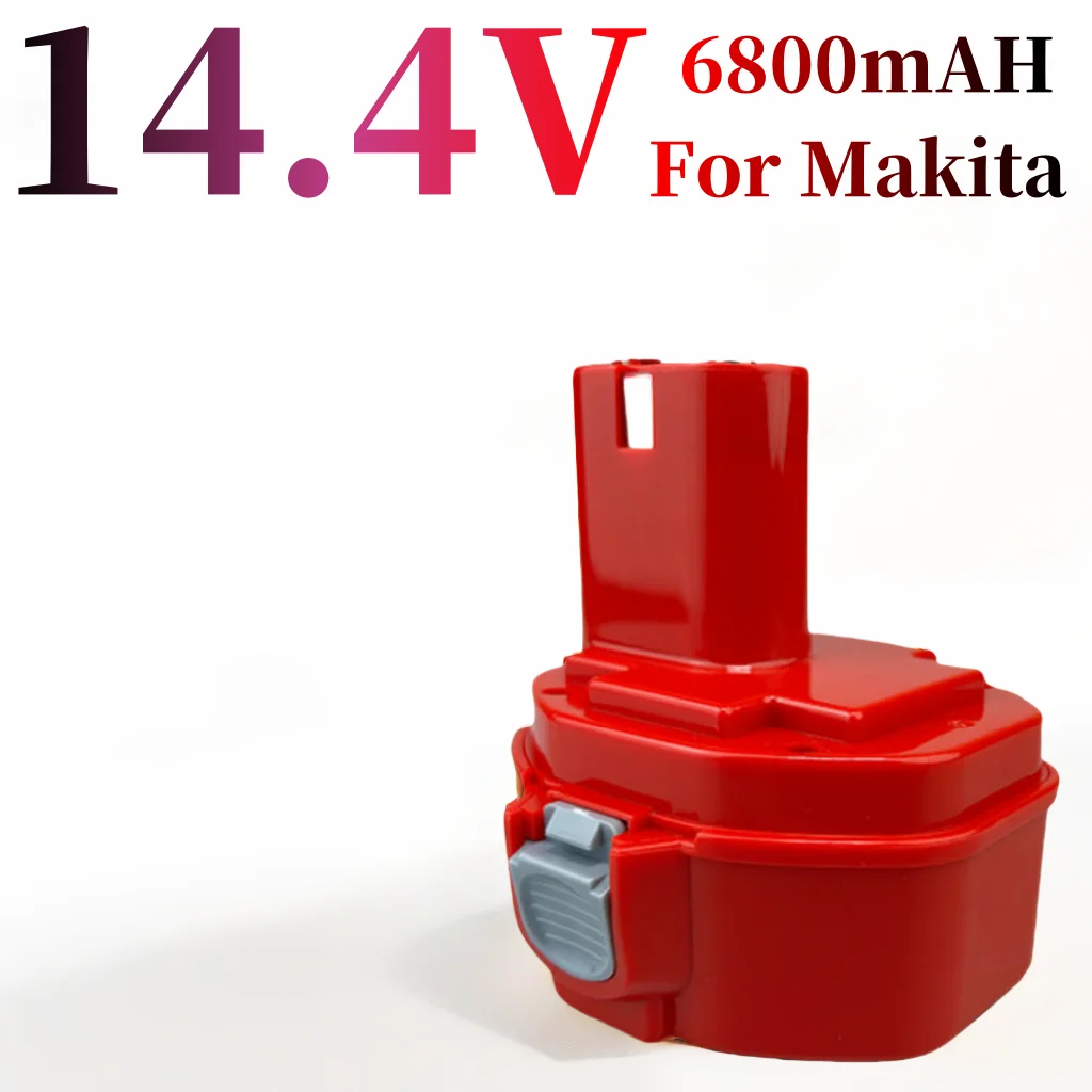 

14.4V 6800mAh NI-MH Power Tool Battery for MAKITA 14.4V Battery PA14,1422,1420,192600-1, 6281D,6280D Free Shipping