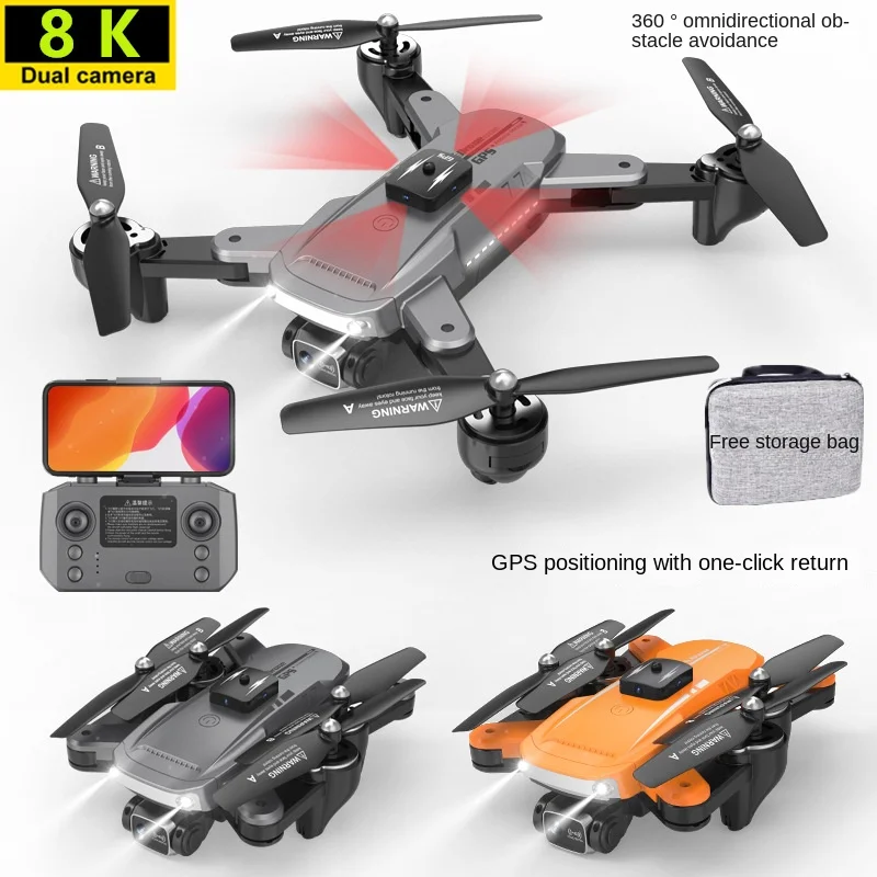 

S7 PRO new Camera Drones 360° omnidirectional obstacle avoidance with GPS optical flow positioning HD aerial photography