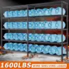 69" W Storage Shelves 1600LBS Wire Shelving Unit 5 Tier Metal Shelving for Storage Rack Shelves for Storage Heavy Duty Garage 4