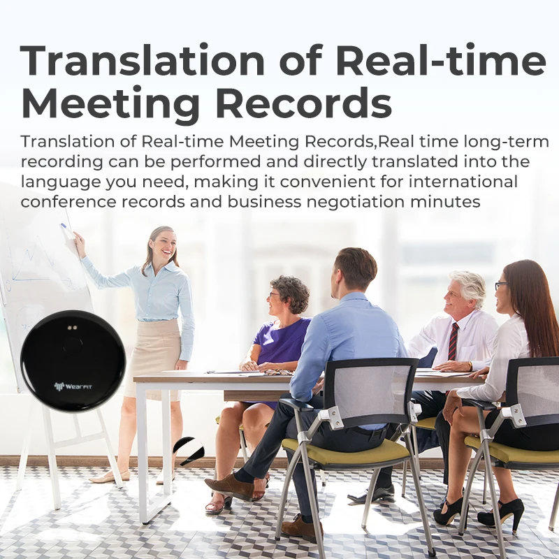Voice Translator Top Level AI Voice Assistant Mini Translator 137 Languages Video Photo Record Translate Simultaneous Interpretation
