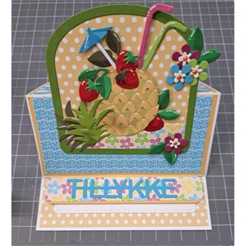 Fustelle In Metallo Uccelli Sul Ramo - 81,8 X 80 Mm - Per Scrapbooking E Biglietti Fai Da Te - Acciaio Al Carbonio