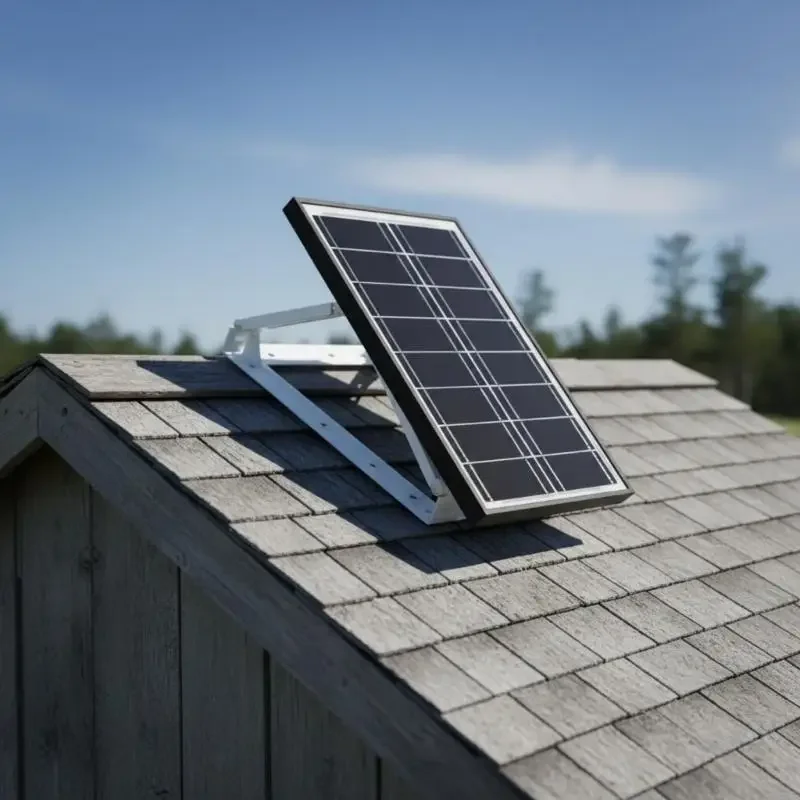 Die verstellbare 45-Grad-Solarpanel-Montagehalterung verdichtet den faltbaren Photovoltaik-Panel-Halter und verbessert die D2RD – Detail 7