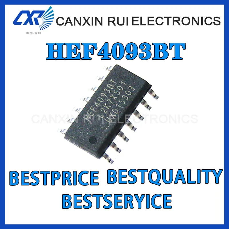 

100% new original HEF4093BT SOP-14 chip, Schmitt Trigger, logic IC chip