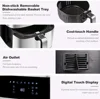 New 6L Digital Customizable Stainless steel 8 Presets 1800W Electric Hot Power Air Fryer Oven 3