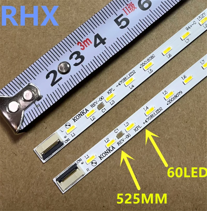 For Konka Led47r5500pdf Article Lamp Kpl+470b1led2 35018076 35018077 ...