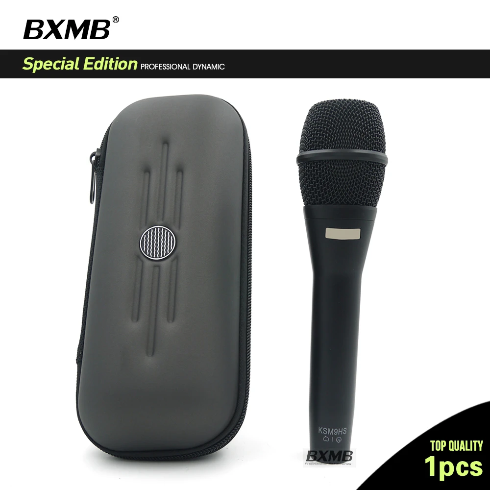 전문 슈퍼 카디오이드 유선 마이크, KSM9HS, SHURE KSM9, 블랙 컬러, 다이나믹 마이크, 성능 노래방 라이브 보컬마이크 AliExpress