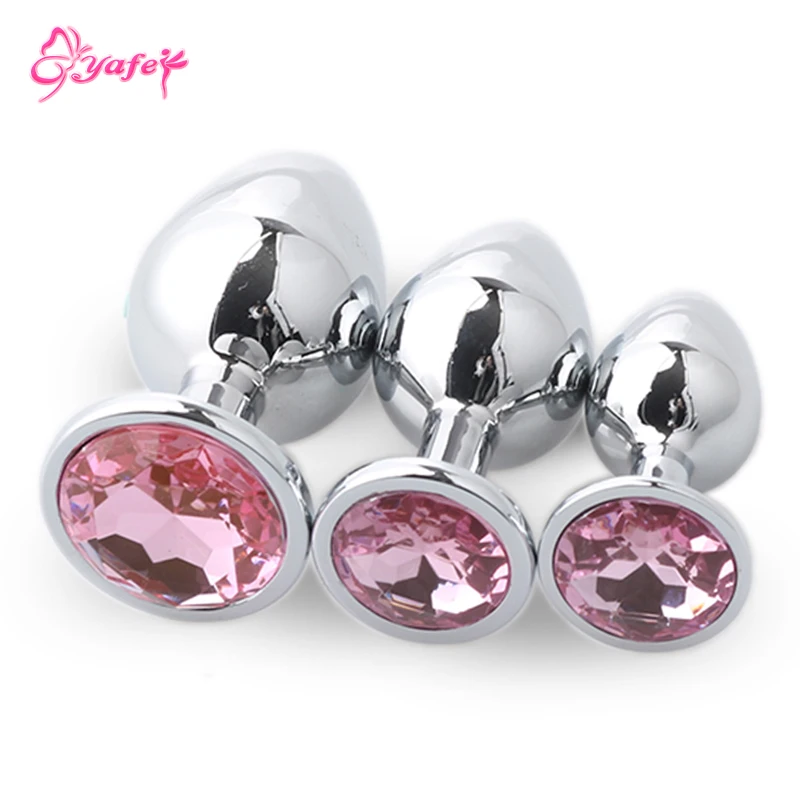 Sex Toys Round Shaped Metal Stainless Smooth Steel Butt Plug For Couple Gays Stimulator Anal Dildo Masturbation Adult_voghion.com