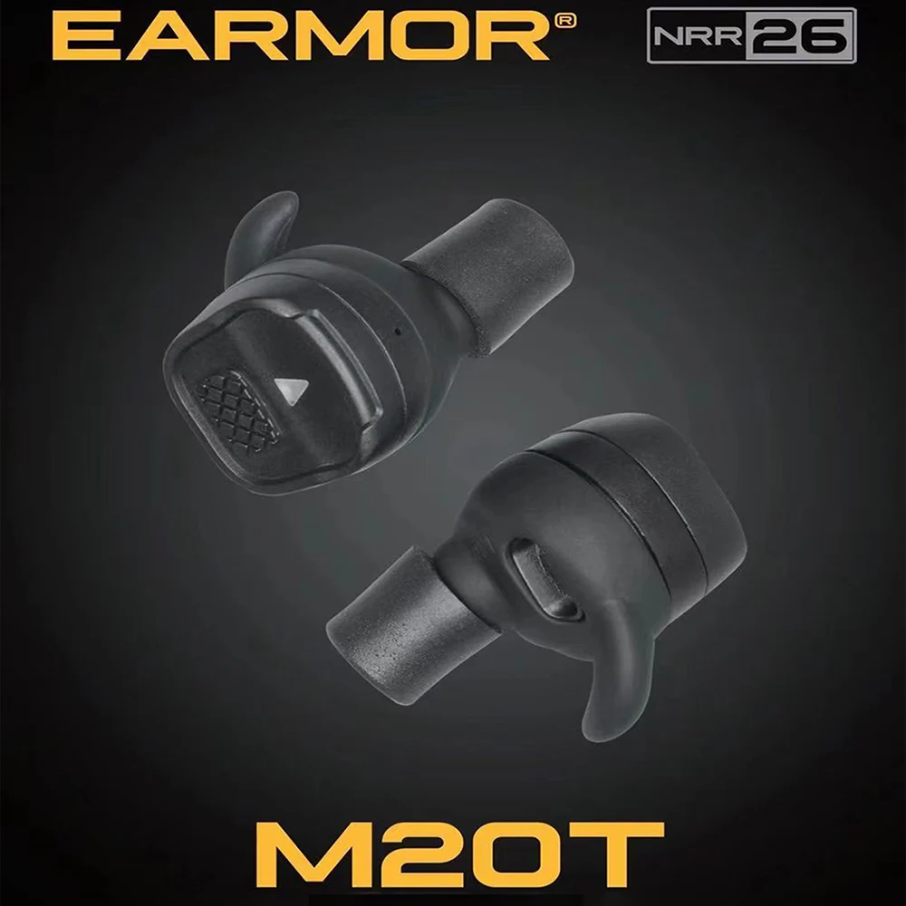 Earmor-Écouteurs Bluetooth M20T pour la chasse en plein air, casque DulMédiateur set, protection auditive électronique, tir, NRR26db, nouveau, 2023