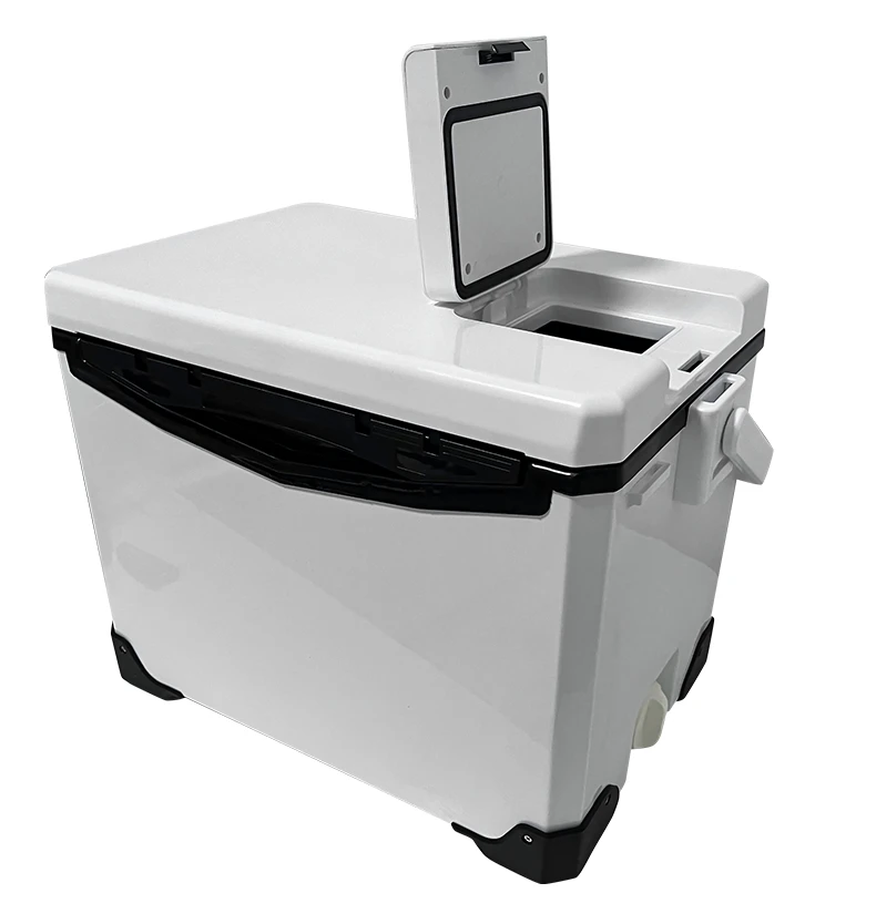 10l 18l 22l 32l 48l Angel kühlbox Tackle Box Outdoor Tank koffer Ausrüstung Werkzeuge Fisch lager Seefischerei mit tragbaren Luft löchern – Detail 5