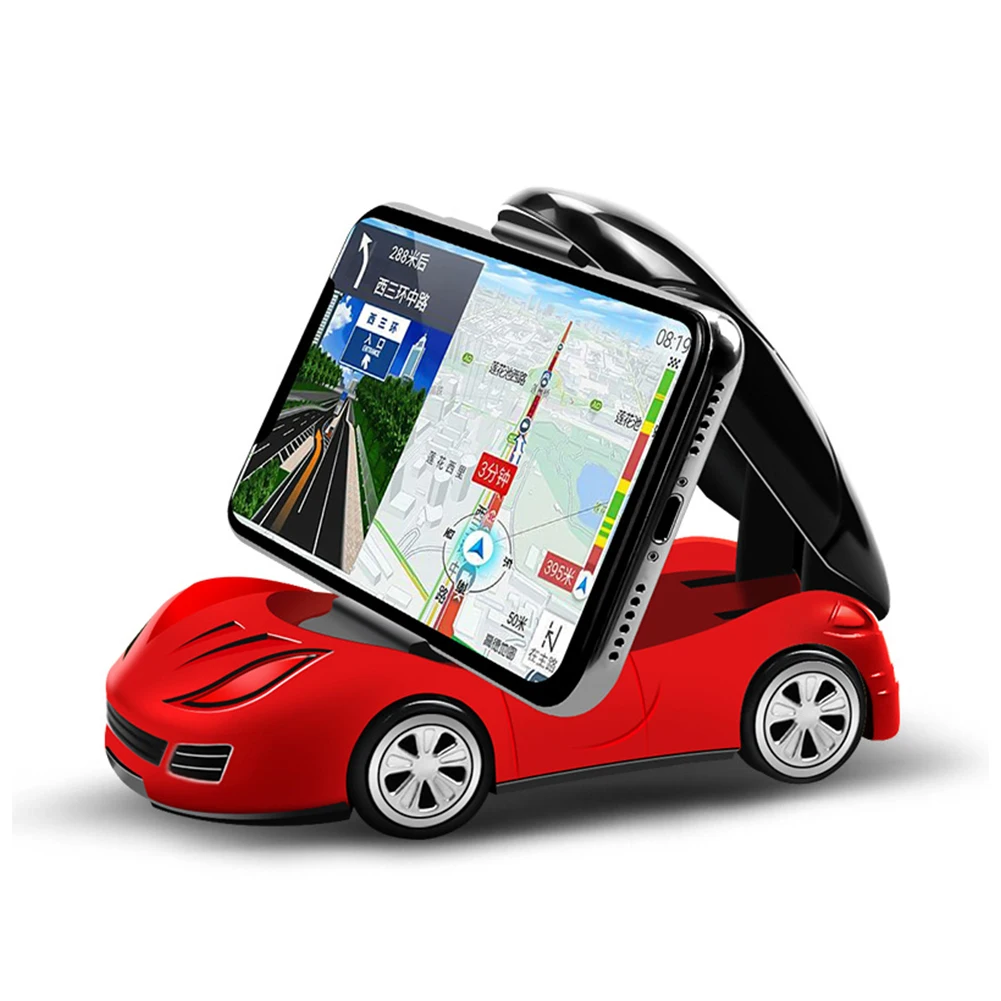 

Universal Phone Clip Car Phone Mount 360 Degrees Rotation Navigation Stand Phone Holder Car Model Ornament For iPhone Samsung