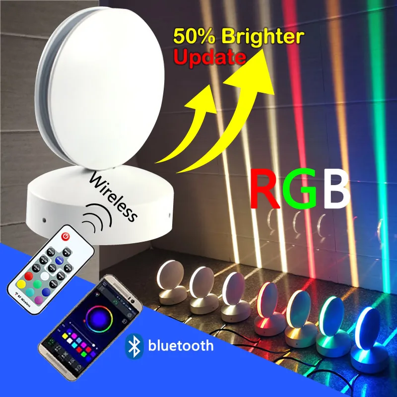 12W LED RGB Wall Lamp Windows Sill Light For Home Door Frame Corridor ...