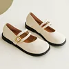 Spring Summer Shoes Women Flats Brand Ladies Mary Janes Shoes Fashion Woman Boat Shoes Plus Size 42 A4716 2
