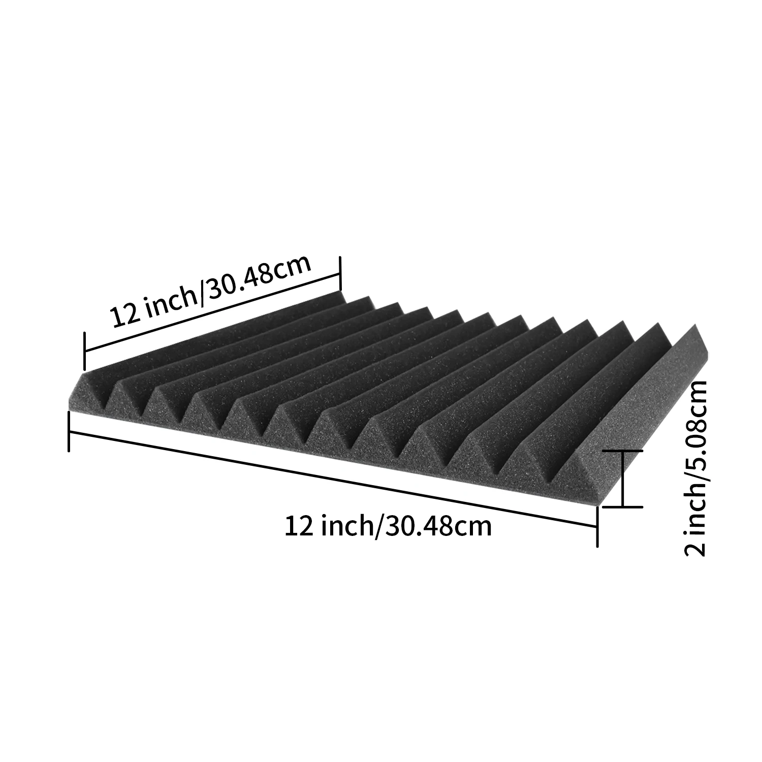 Soundproof Foam Panels 52 Pack for Walls