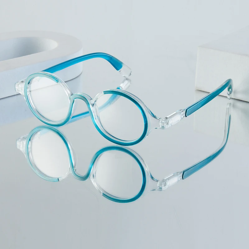 Men's Fashionable Retro Small Round Frame Glasses - Casual and Comfortable for Daily Use