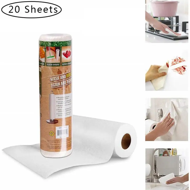 

Microfiber Towel Absorbent Kitchen Cleaning Cloth Non stick Oil free Towel Rags Napkins Tableware Household Cleaning accessories