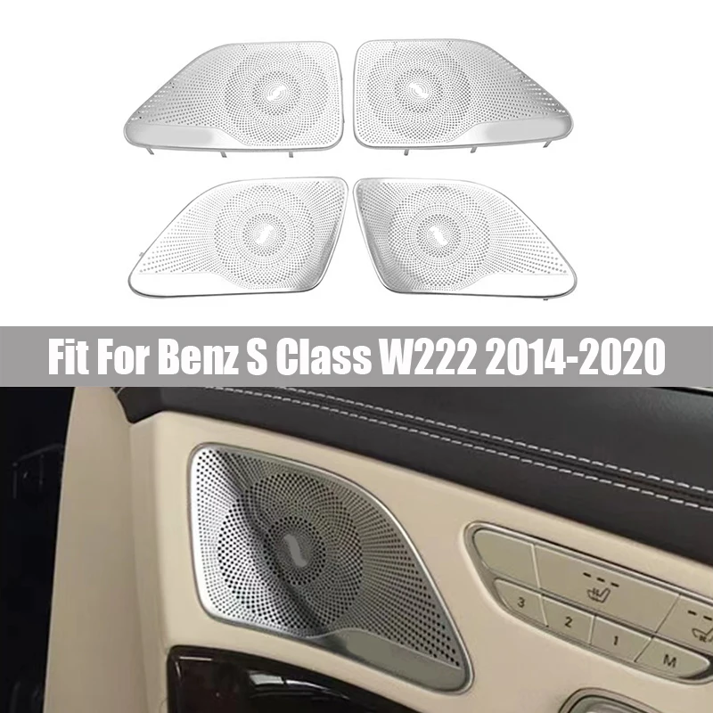 

Suitable for Mercedes Benz S-Class W222 2014 2015 - 2020 Four Door Speaker Cover Plate Non-destructive Replacement Installation