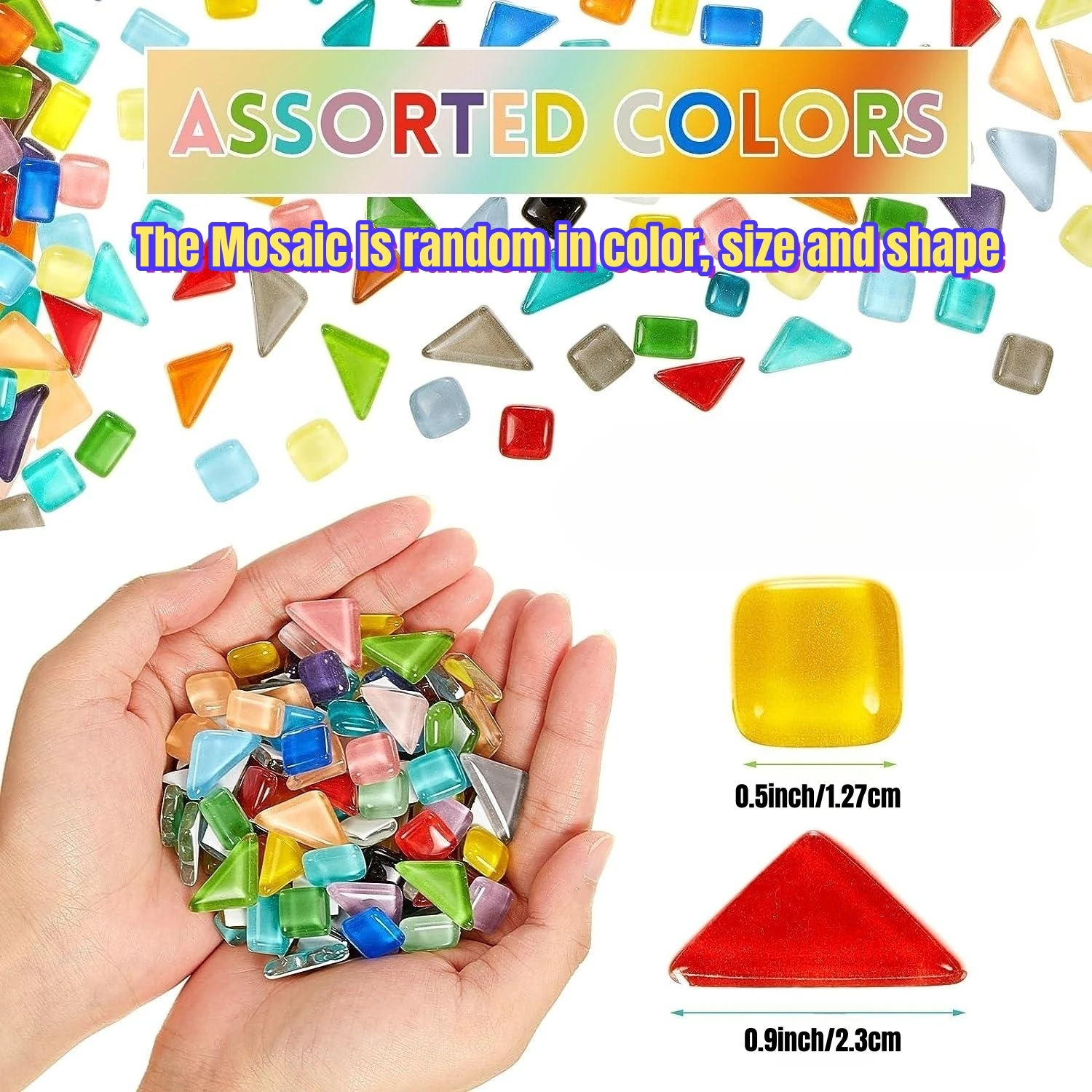 Mixed Color Irregular Crystal Mosaic Tiles 500g for Craft Bathroom Kitchen Home Decoration DIY,glass mosaic tiles,diy mosaic supplies,crystal mosaics supplies