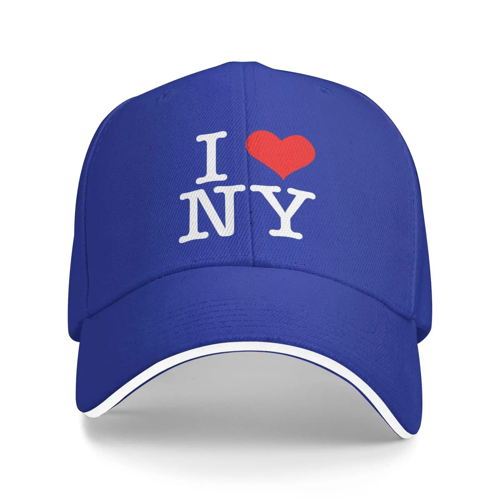 

Бейсболка с надписью I Heart NY New York, регулируемая Женская Бейсболка унисекс