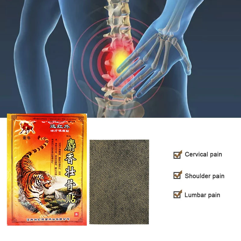 Pain Relief Patch 8/16/32/80Pcs Tiger Balm Back Muscle Ache Waist Knee Pain Arthritis Plaster Orthopedic Painkiller