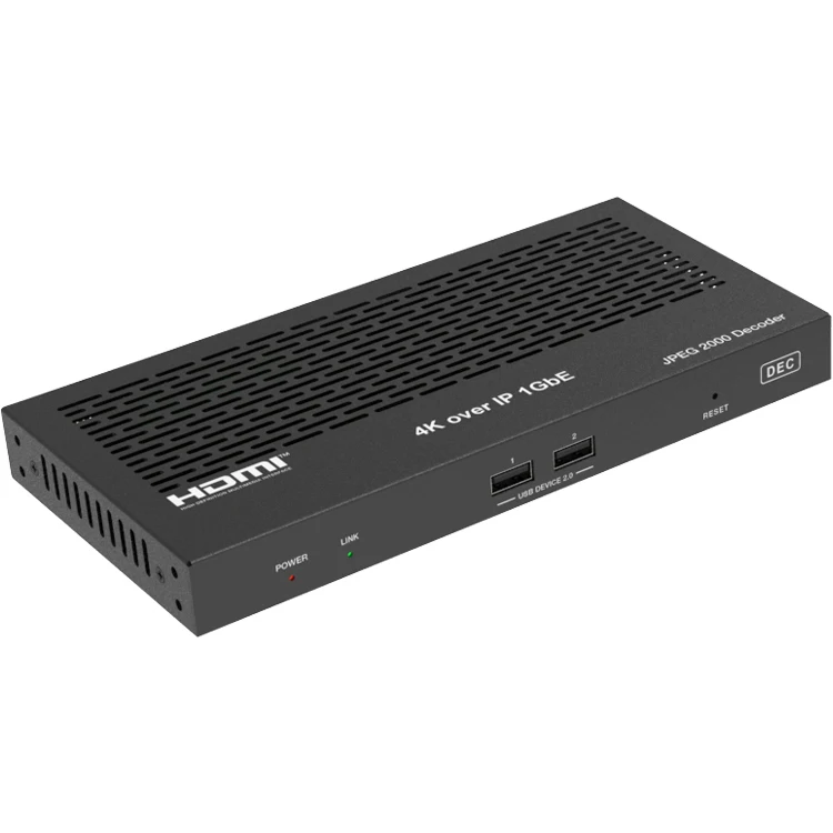 18Gbps Jpeg2000 4K Su Ip 1Gbe Con Encoder E Decoder Per L'Elaborazione Di Video Wall