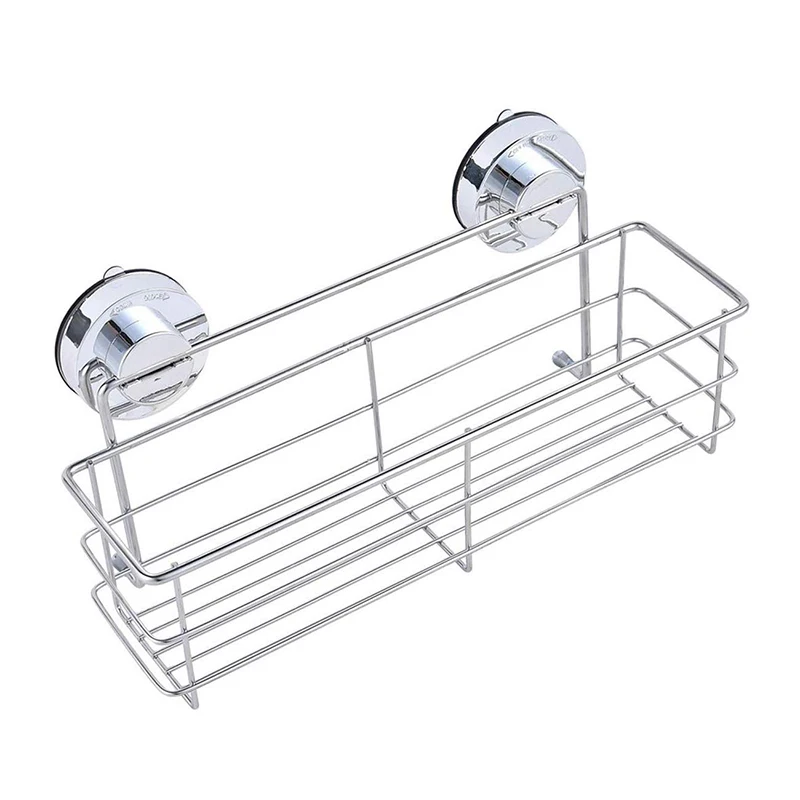 

Герметичная вязкая полка для бутылок из нержавеющей стали без отверстий, длинная полка для бутылок, полка для ванной комнаты