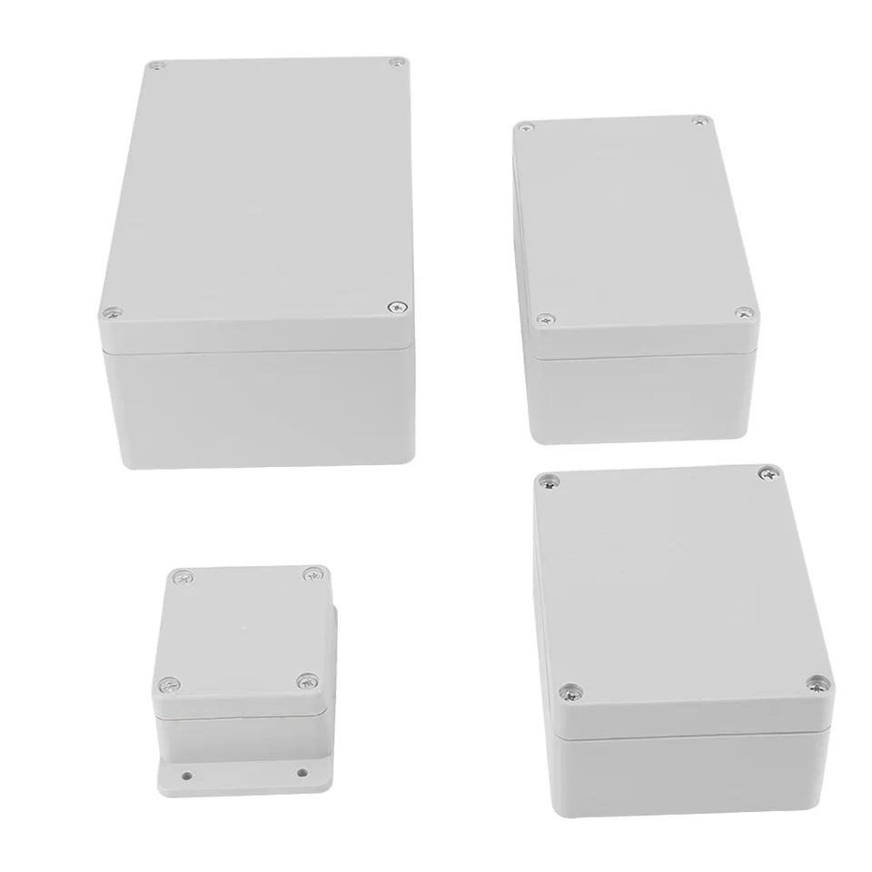 Scatola Di Giunzione Impermeabile IP65 In ABS 120x120x90 Mm – Custodia Per Elettronica, Antiurto, Con Fori Di Montaggio E Guarnizione Di Tenuta