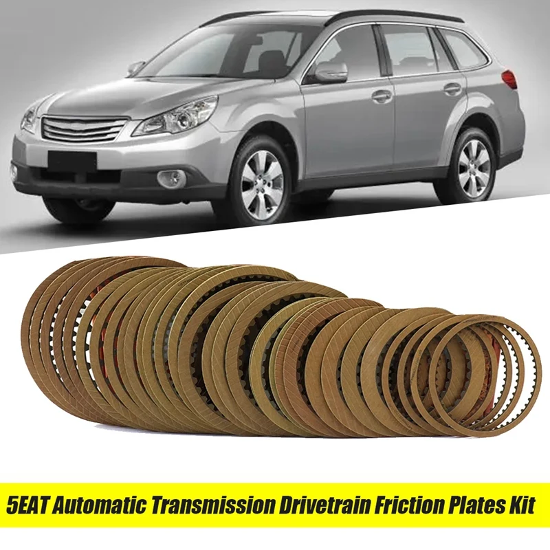 

AU04 -1Set/33Pcs Car 5EAT Automatic Transmission Drivetrain Friction Plates Kit For Subaru Legacy Outback Tribeca 2008-2014