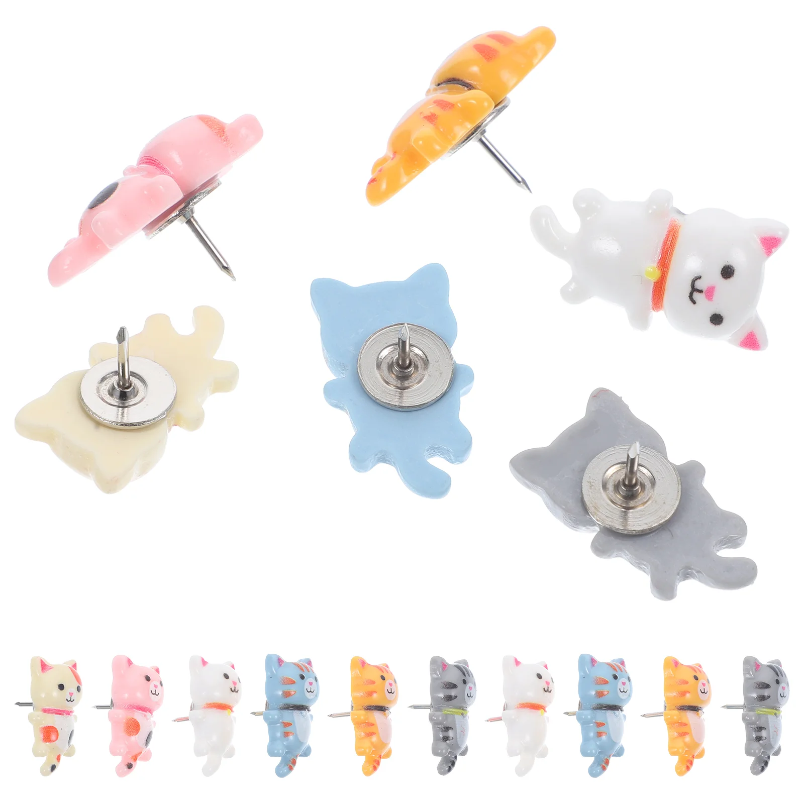 

Push Pins Decorative Cork Board Bulletin Board Pins Cat Thumb Tacks Office Organization Thumb Tacks Cork Board Accessories