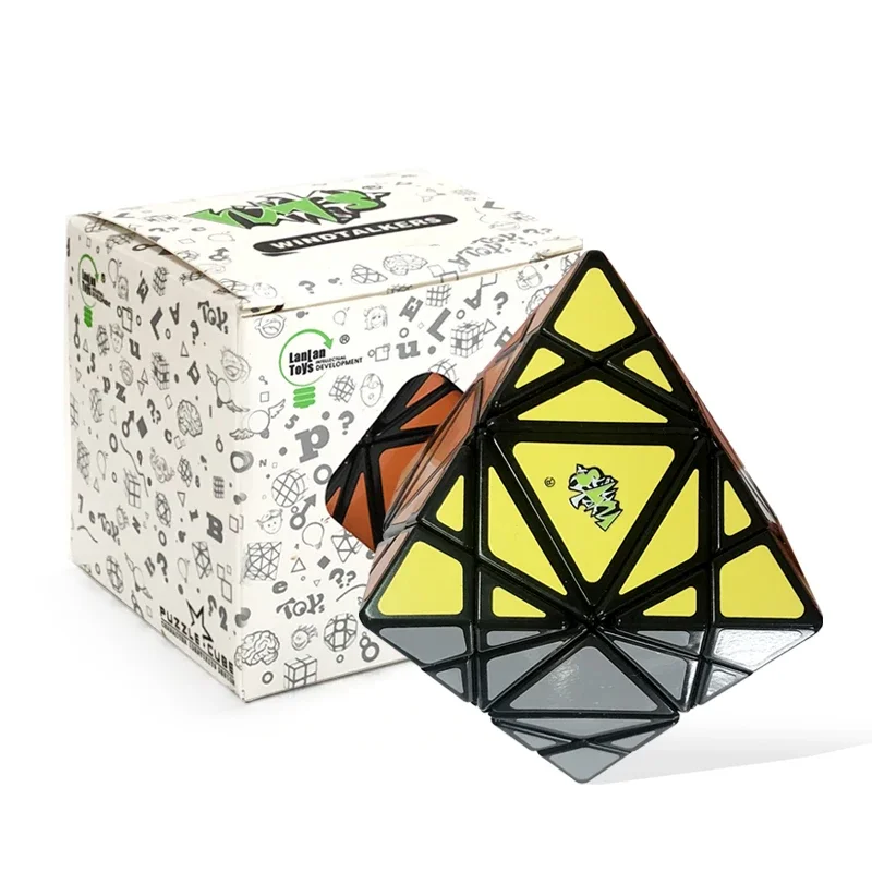 

[ECube] LanLan Cancer Edge Turning Octahedron Magic Cube Professional Neo Speed Puzzle Antistress Educational Toys For Children