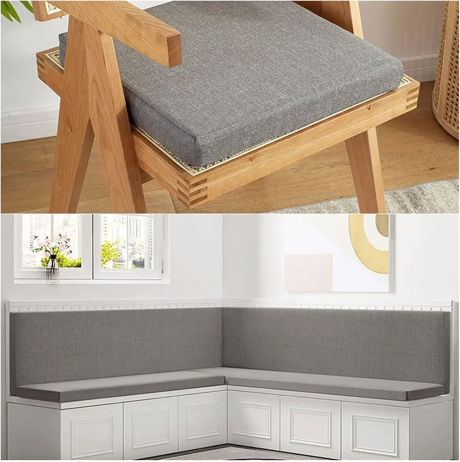 Bench Cushions Chair Seat Sofa Pillow Seat Bay Window Decorative Cushion for Boat RVs Sofas Garden Bench Seat Swing Backseat 6