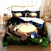 My Neighbor Totoro Cartoon 3d Bedding Set Anime Twin Full Queen King Comforter Cover Set with Pillowcase 2/3pcs Duvet Cover Sets 6