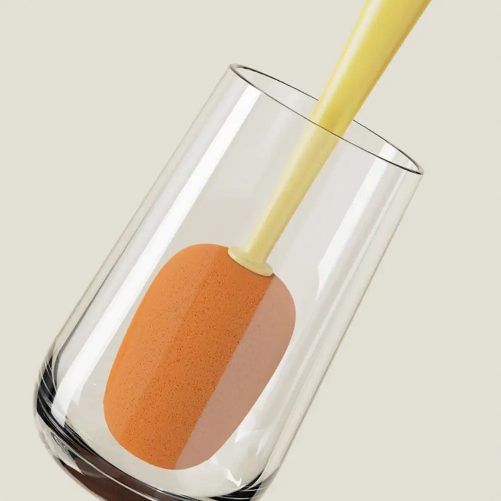 Nipple 360 Degree Rotation Handheld Baby Bottle Brush Set Cup Cleaning Tool Bottle Cleaning Brush 3 In 1 Bottle Brush Set