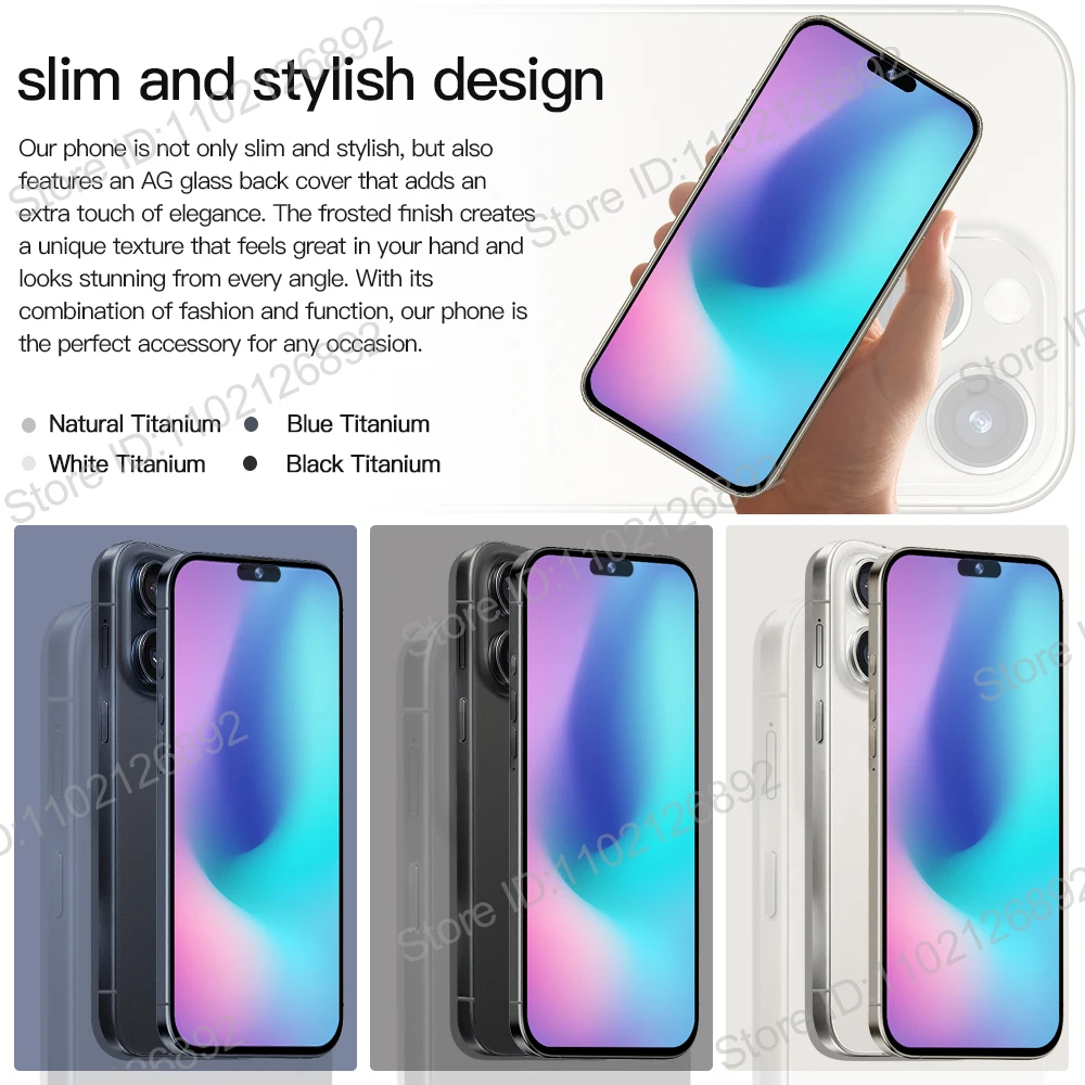 Smart Mobile Phones For Brand Smartphone 6.8 inch XS 16Pro Full Screen 4G 5G Cell Phone 6800mAh Mobile Phones Global Version