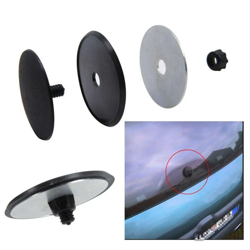 Rear Wiper Delete Kit Off Block Cap Cover Plug 32mm 46mm Universal Car Accessories