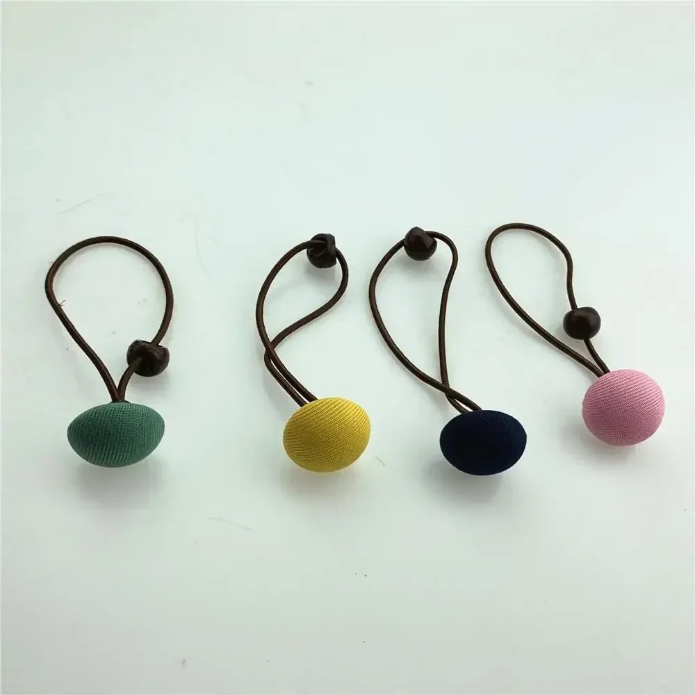 50pcs for Hair Accessories Hair Rope Button Ring Aprons Tied Elastic Band