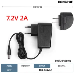 Multi - Voltage Li - Ion Charger with Adjustable Current for Versatile Power Solutions (7.2V2A)
